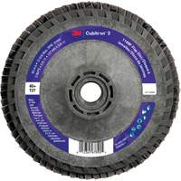 Disque &agrave; lamelles Cubitron 3 1169F, 5" x 5/8"-11, Type T27, Grain 40+, C&eacute;ramique Fastek