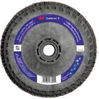 Disque &agrave; lamelles Cubitron 3 1169F, 5" x 5/8"-11, Type T29, Grain 80+, C&eacute;ramique Fastek