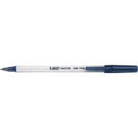 Stylo &agrave; bille Bic Round Stic, Bleu, 0,8 mm Fastek