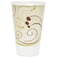 Disposable Cups, Paper, 12 oz., Multi-Colour OE075 | Fastek