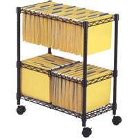 File Carts- 2-tier Rolling File Cart OE806 | Fastek