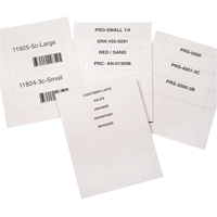 Bin Buddy Label Holders, 48" L x 8" W Fastek
