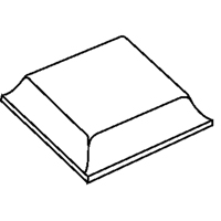 Bumpon Tapered Square Protective Bumpers Fastek