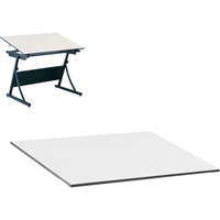 Dessus de table Planmaster, 60" la x 3/4" h, Blanc Fastek