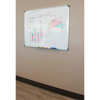 White Board, Magnetic, 36" W x 24" H Fastek