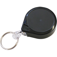 Anneaux à clés rétractables Mini-Bak<sup>MD</sup>, Plastique, Câble 36", Fixation Agrafe de ceinture ON546 | Fastek