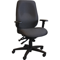 Chaises ergonomiques Cierra , Tissu, Noir, Capacit&eacute; 275 lb Fastek