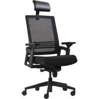 Activ&reg; A-37 Office Chairs, Mesh, Black, 275 lbs. Capacity Fastek