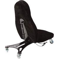Flex 2™ Ergonomic Welding Chair, Mobile, Adjustable, 30", Fabric Seat, Black/Grey OP274 | Fastek
