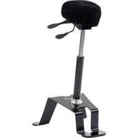 TA 180™ Ergonomic Sit/Stand Welding Chair, Sit/Stand, Adjustable, Fabric Seat, Black/Grey OP276 | Fastek