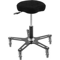 TA200 Welding Grade Ergonomic Chair, Suede, Black, 300 lbs. Capacity OP495 | Fastek