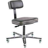 SF160 Welding Grade Ergonomic Chair, Suede, Black, 300 lbs. Capacity OP501 | Fastek