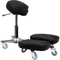VEGA Welding Grade Ergonomic Chair, Suede, Black, 300 lbs. Capacity OP509 | Fastek