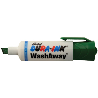 Dura-Ink&reg; WashAway Ink Marker, Chisel, Green Fastek