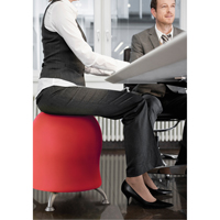 Zenergy™ Ball Chair, Fabric, Red, 250 lbs. Capacity OP695 | Fastek
