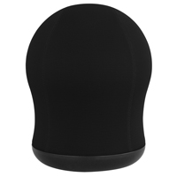 Zenergy Swivel Ball Chair, Mesh, Black, 250 lbs. Capacity Fastek