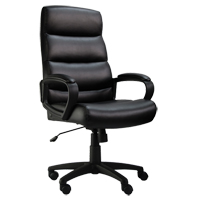 Activ Series A-601 Office Chair, Polyurethane, Black, 275 lbs. Capacity Fastek