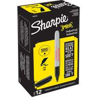 Marqueur permanent Pro, Fin, Noir Fastek