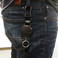 Securit Key Chains, Polycarbonate, 48" Cable, Carabiner Attachment Fastek