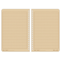 Side-Spiral Notebook, Soft Cover, Tan, 64 Pages, 4-5/8" W x 7" L Fastek
