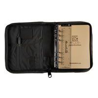 Field Planner Starter Kit, Soft Cover, Black, 0 Pages, 4-5/8" W x 7" L OQ444 | Fastek