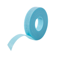 One-Wrap&reg; Cable Management Tape, Hook & Loop, 25 yds x 3/4", Self-Grip, Aqua Fastek
