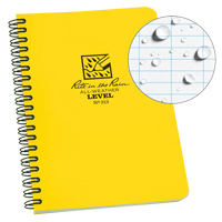 Side-Spiral Notebook, Soft Cover, Yellow, 64 Pages, 4-5/8" W x 7" L OQ546 | Fastek