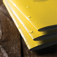 Notebook, Soft Cover, Yellow, 48 Pages, 4-5/8" W x 7" L OQ548 | Fastek