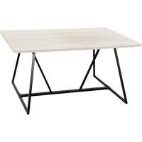 Oasis™ Sitting Teaming Table, 48" L x 60" W x 29" H, White OQ702 | Fastek