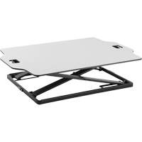 Goya™ Sit-Stand Workstation, Desktop Unit, 20" H x 31" W x 21-1/2" D, White OQ764 | Fastek