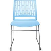 Activ™ Series Stacking Chairs, Polypropylene, 32-3/8" High, 250 lbs. Capacity, Blue OQ956 | Fastek