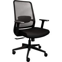 Activ Series Synchro-Tilt Office Chair, Fabric/Mesh, Black, 275 lbs. Capacity Fastek