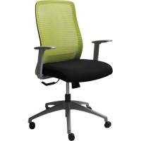 Era™ Series Adjustable Office Chair, Fabric/Mesh, Green, 250 lbs. Capacity OQ966 | Fastek
