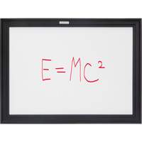 Black MDF Frame Whiteboard, Dry-Erase/Magnetic, 24" W x 18" H OR130 | Fastek