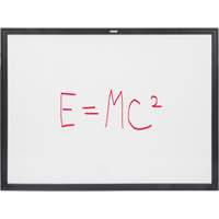 Black MDF Frame Whiteboard, Dry-Erase/Magnetic, 48" W x 36" H OR132 | Fastek
