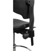 Heavy-Duty Ergonomic Stool, Mobile, Adjustable, 39" - 48", Polyurethane Seat, Black OR330 | Fastek