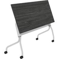 Table de formation &agrave; dessus rabattable Newland, 24" lo x 60" la x 29-1/2" h, Brun fonc&eacute; Fastek