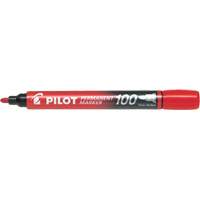 Series 100 Permanent Marker, Bullet, Red OR457 | Fastek