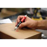 Markal&reg; Dura-Ink&reg; Dual Colour Permanent Ink Marker, Black/Red, Bullet Tip Fastek