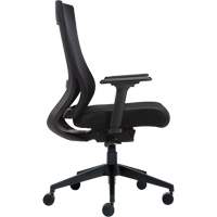 High-Back Weight-Sensing Synchro-Tilter, Mesh, Black Fastek