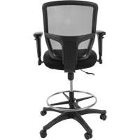 Mesh Work Stool, Mobile, Adjustable Height, 450 lbs. Capacity Fastek