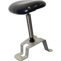 TA200 Sit-Stand Stool, Vinyl, Black, 280 lbs. Capacity Fastek
