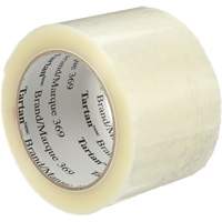Tartan Box Sealing Tape, Hot Melt Adhesive, 1.6 mils, 72 mm (3") x 100 m (330') Fastek