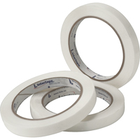 White General Purpose Strapping Tape, 2.7 mils Thick, 12 mm (47/100") x 54.864 m (180')  Fastek