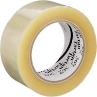 Tartan 369 Box Sealing Tape, Acrylic Adhesive, 1.6 mils, 48 mm (1-22/25") x 100 m (328') Fastek