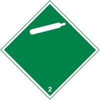 TDG Shipping Labels, Class 2, Gases, Paper Fastek