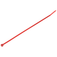 Intermediate Cable Ties, 8" Long, 40 lbs. Tensile Strength, Red XI976 | Fastek