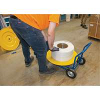 Strapping Dispenser, Polyester/Steel/Polypropylene Straps, 16"/8" Core Dia., 3"/8"/6" Roll Width Fastek