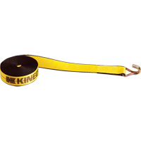 Winch Straps, Wire Hook, 2" W x 30' L, 1670 lbs. (751 kg) Working Load Limit Fastek
