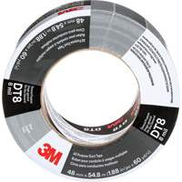DT8 All-Purpose Duct Tape, 8 mils, Black, 48 mm (2") x 55 m (180') PG118 | Fastek